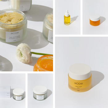 MODM Face + Body Self-Care Bundle - luxurious skincare essentials for ultimate relaxation